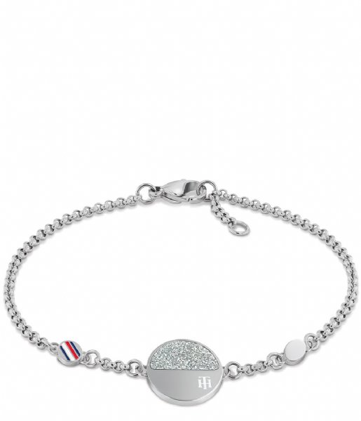 Tommy Hilfiger Armband Circle Bracelet Zilverkleurig (TJ2780460) Tommy Hilfiger Armband Circle Bracelet Zilverkleurig (TJ2780460)